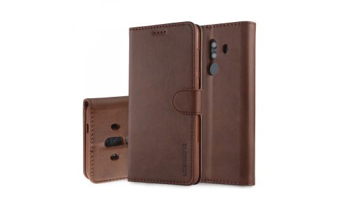 Etui type portefeuille pour Mate-10 Pro marron gamme LC.IMEEKE