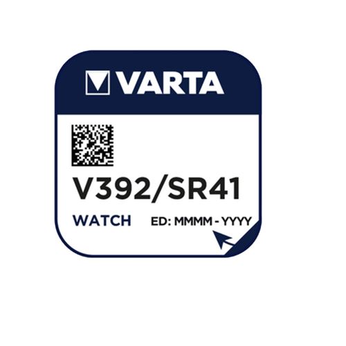 Varta V 392 - Batterie SR41 - oxyde d argent - 38 mAh