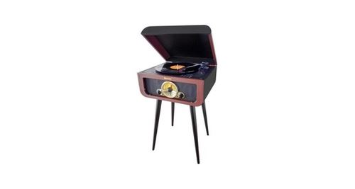Roadstar hif-1580bt ensemble de salon vintage 'année 70' bluetooth avec platine disque et lecteur cd/mp3 - encodage