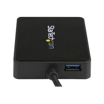 StarTech.com Adaptateur réseau USB-C vers 2 ports Gigabit Ethernet avec port  USB 3.0 (Type