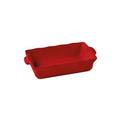ESPRIT DE CUISINE Plat rectangle 41 x 25.7 cm Cerise - Festonné