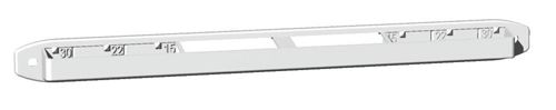 Entrée d'air autoréglable acoustique - Kit complet EA 15 N - Débit : 15/22/30 m3/h