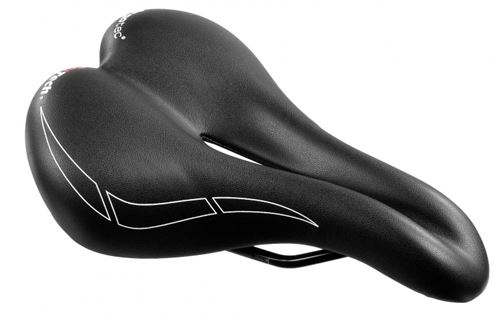 Ergotec SELLE LADIES SPORT 255 X 175 MM GEL NOIR ARGENT