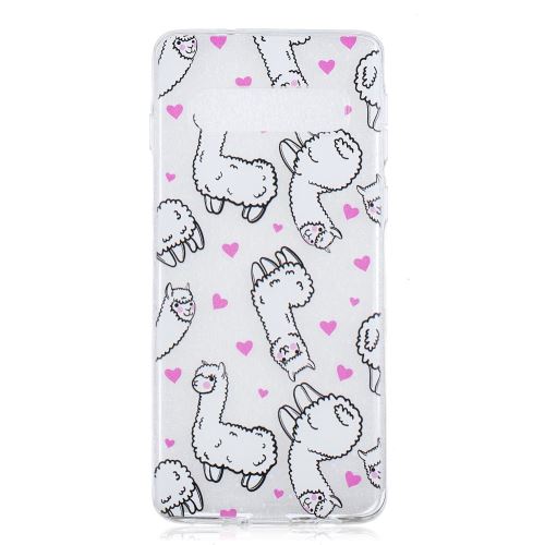 Coque en TPU impression de motifs alpaga pour votre Samsung Galaxy S10