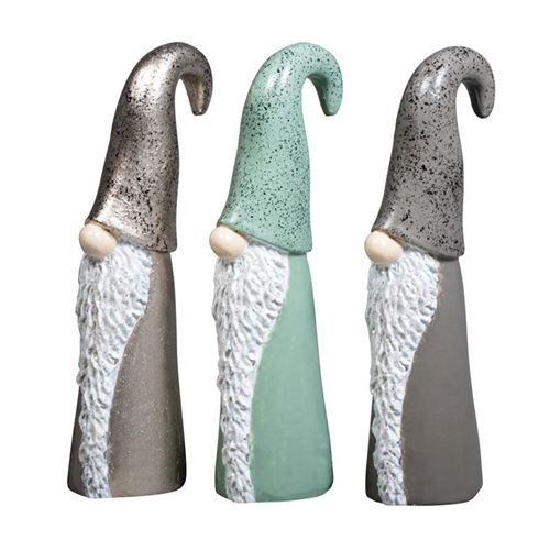 3 Pères Noël à suspendre 8 cm - Rayher