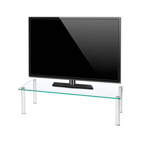VCM Support TV en verre Felino-Maxi