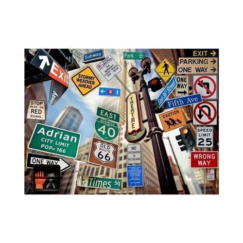 Artgeist - Papier peint - New York signposts 300x231