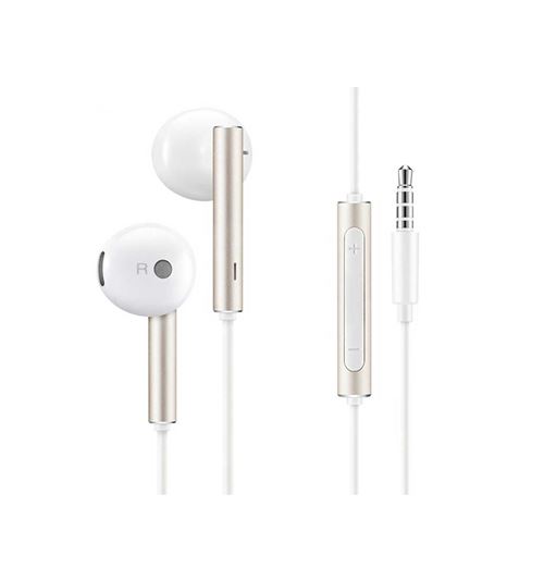 Ecouteurs kit piéton Huawei blanc/gold prise jack 3.5 mm télécommande -  Huawei - Oreillette et Kit mains-libres - Achat & prix