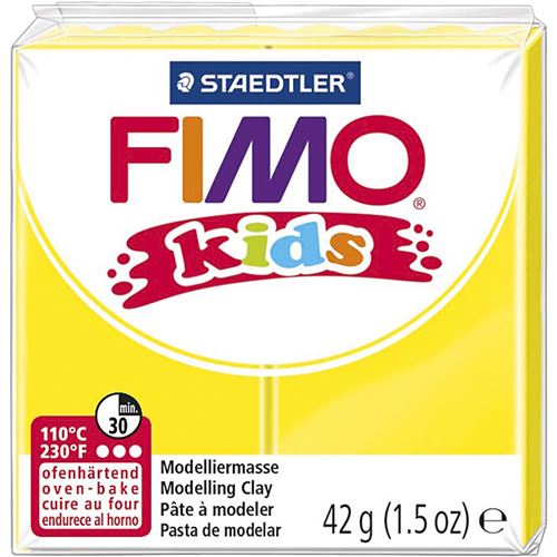 Staedtler Fimo Kids pâte à modeler 42 grammes jaune