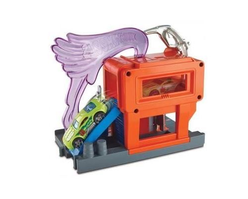 City Hot Wheels Station essence avec une voiture aille Unique Coloris Unique