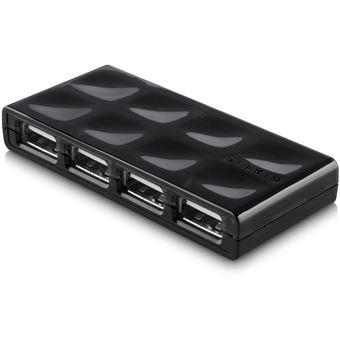 Belkin Hi-Speed USB 2.0 4-Port Mobile Hub - concentrateur (hub) - 4 ports