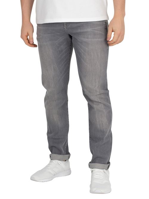 Scotch & Soda Homme Ralston Regular Slim Jeans, Gris