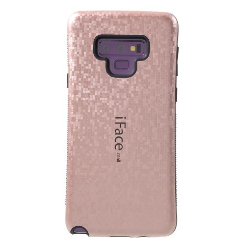 Coque en TPU motif mosaïque hybride or rose pour votre Samsung Galaxy Note9 N960