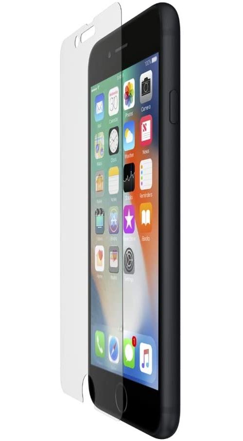 Belkin ScreenForce InvisiGlass Ultra - Schermbeschermer voor mobiele telefoon - 4.7 - voor Apple iPhone 6, 6s, 7, 8
