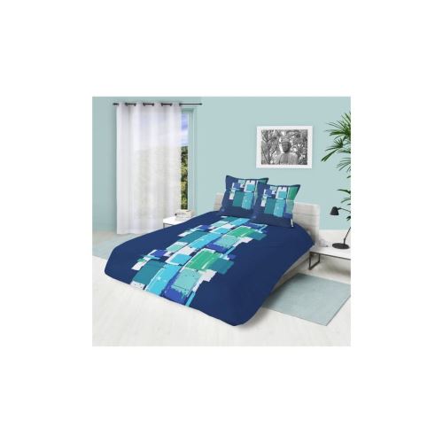 Parure de couette 240x220 cm NUX bleu, 100% coton 57 fils/cm2