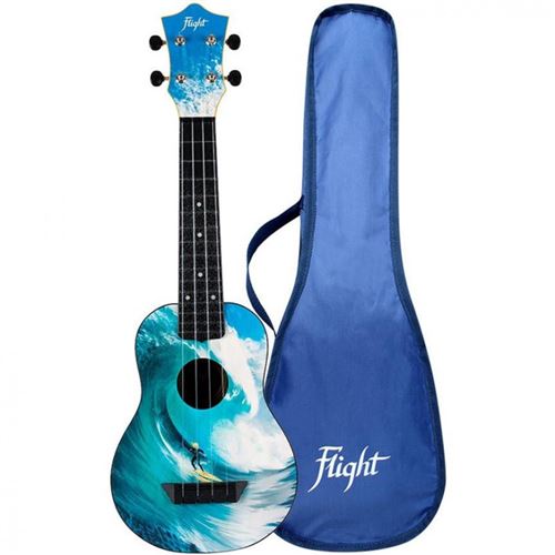 Flight TUS25 - ukulele travel en ABS Surf
