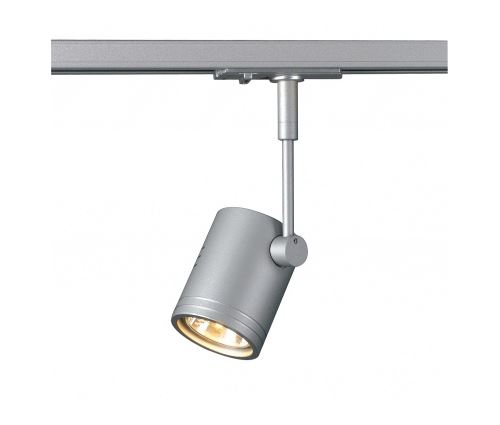 Bima 1 pour rail monophasé, spot, gris argent, gu10, max. 50w, sans rail