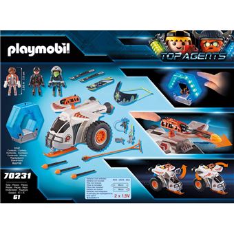 Playmobil Top Agents 70231 Spy Team Snowmobile
