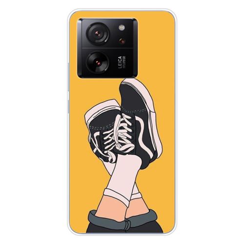 Coque en silicone imprimée compatible Xiaomi 13T Sneakers
