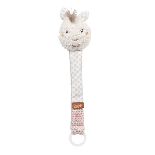 Fehn collier sucette Pérou lama 21 cm beige