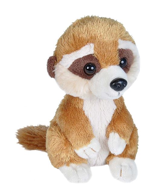 Wild Republic peluche suricate junior 18 cm en peluche marron