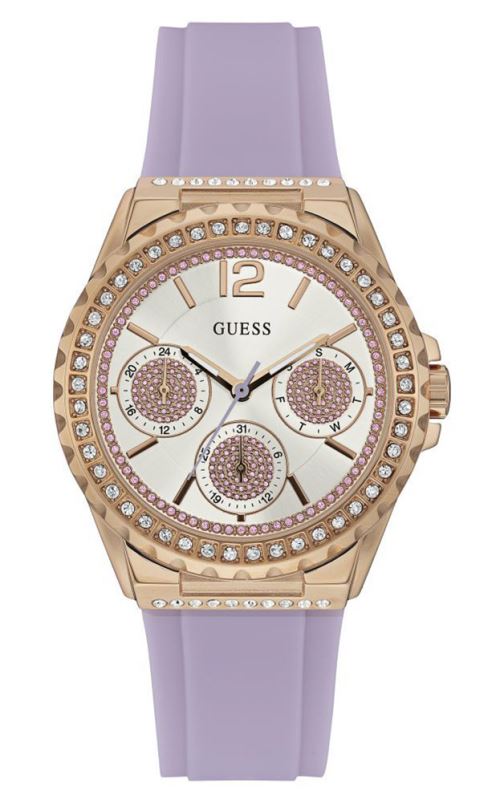 Guess Montre Starlight Rose pour Femmes-W0846L6