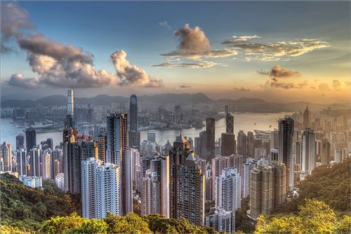 Maxi Poster 91,5 x 61 cm Hong Kong Victoria Peak