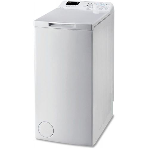 Indesit Btw P D61253 (Fr) - Machine à Laver - Largeur : 40 Cm - Profondeur : 60 Cm - Hauteur : 90 Cm - Chargement Par Le Dessus - 42 Litres - 6 Kg - 1200 Tours/Min - Blanc