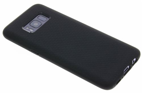 Spigen Liquid Air Armor - Achterzijde behuizing voor mobiele telefoon - thermoplastic polyurethaan (TPU) - zwart - voor Samsung Galaxy S8