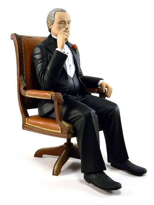 Sd Toys Statuette - Le Parrain - Pvc Don Vito Corleone 15 Cm