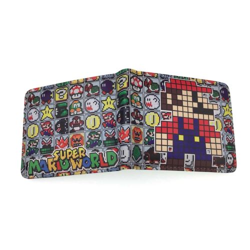 Portefeuille en PU cuir - cadeaux personnalisés - Super Mario #260