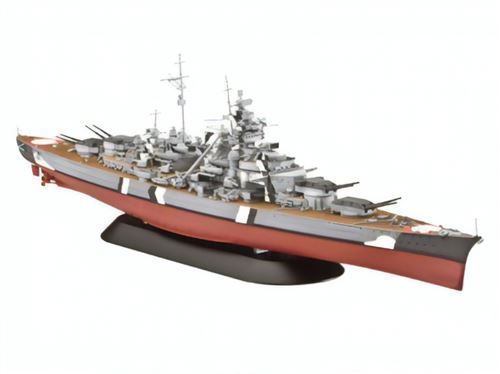Revell maquette de bateau Bismarck 36 cm 295 pièces