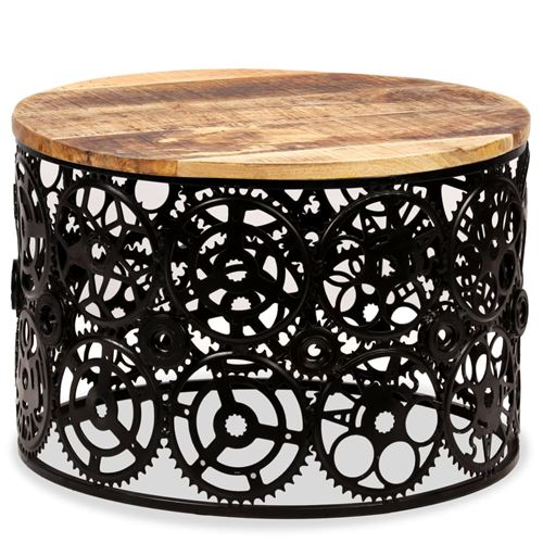 vidaXL Table basse Bois de manguier massif 60 x 40 cm