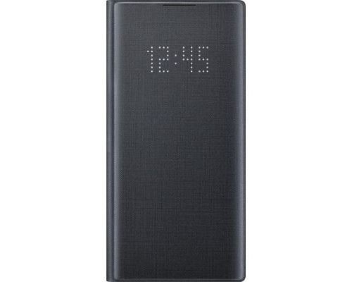 Housse Galaxy S10e LED View Cover Original Samsung + porte-carte - Noir