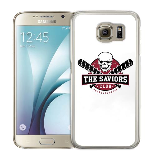 Coque pour Samsung Galaxy S6 Edge walking dead saviors club