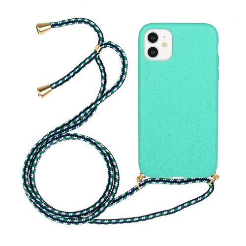 Coque en TPU souple avec sangle multifonction bleu pour votre Apple iPhone 11 6.1 pouces