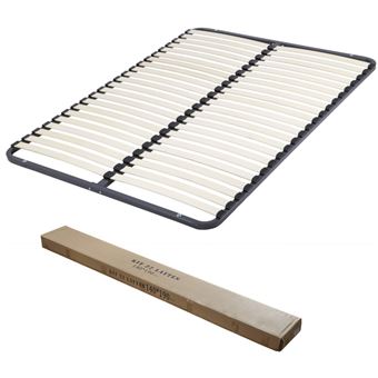 Sommier démontable 140x190 22 lattes - 44 lattes bois - Fabrication française