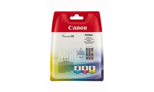 Canon CLI 8 Tricolore - vue 4