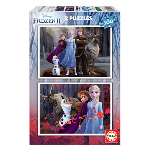 EDUCA - puzzle 2x100 la reine des neiges 2