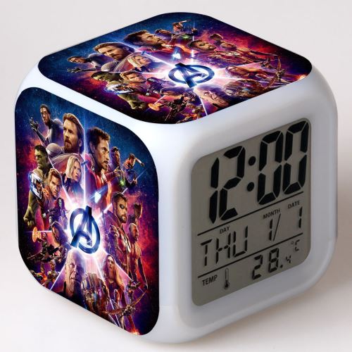 Stack Multicolore Réveil Enfant Led Multifonctionnel Coloré - Avengers #3