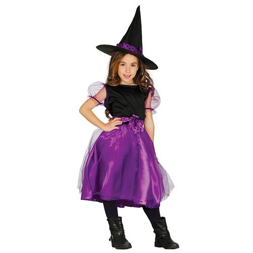 déguisement sorcière violette fille