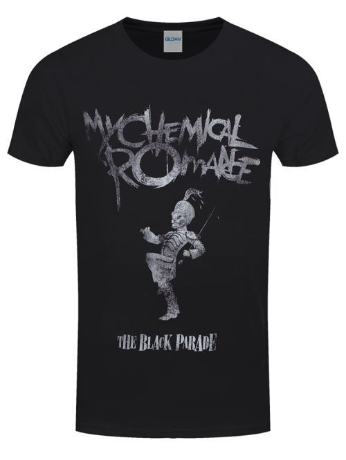 My Chemical Romance T-Shirt Cover Distressed Homme Noir - Taille XL