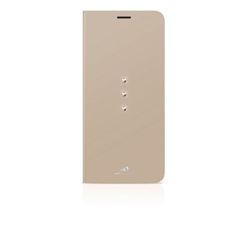 Livret Diamants Blancs Pour Samsung Galaxy S9 + Or
