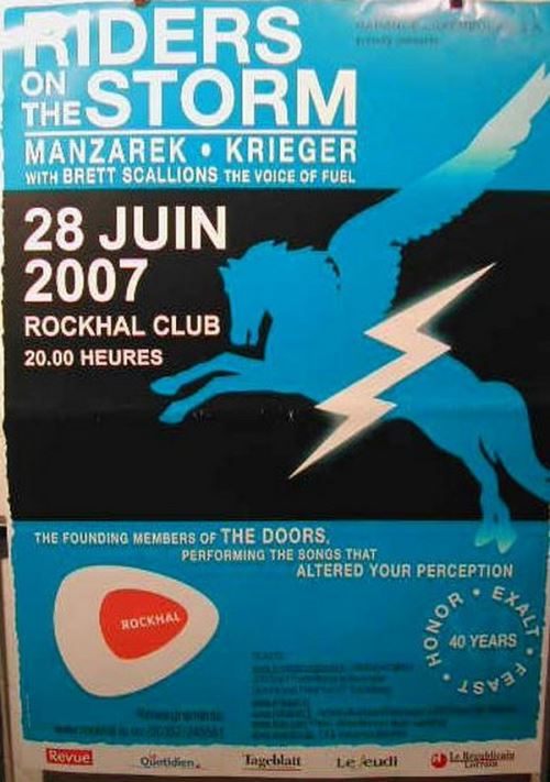 RIDERS ON THE STORM - 70x100 cm - AFFICHE / POSTER