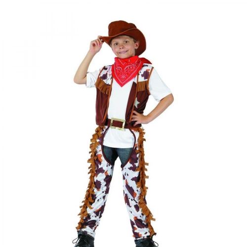 Costume Enfant Cow Boy Taille 5-6 ans (S)
