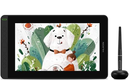 Tablette graphique HUION KAMVAS 12 avec stylet sans pile à écran entièrement laminé, 11,6 pouces (Orange)