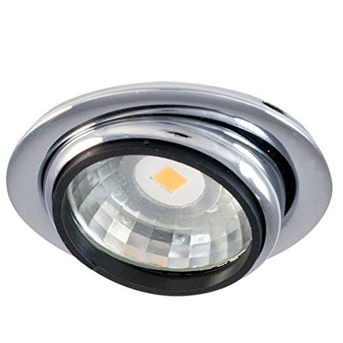 Nobilé downlight n 5022, 3,3 w chromé blanc chaud cob led no de 1850230212