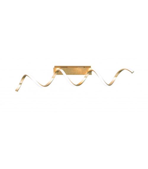 Plafonnier RUSSELL doré 1 ampoule LED