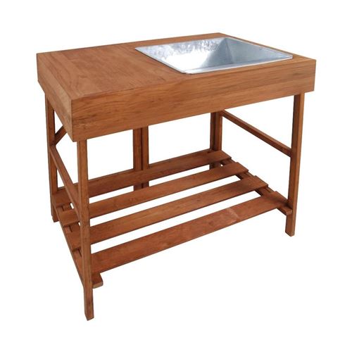 Table à rempoter en bois dur - esschert design