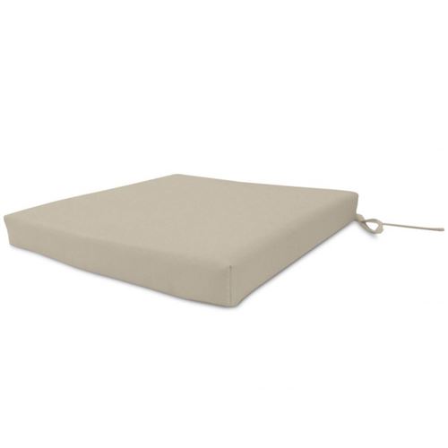 Dessus de chaise outdoor imperméabilisé 40x40x5 cm ALIX taupe